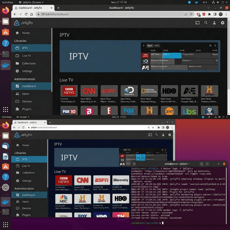 Self-Hosted IPTV with Jellyfin on&nbsp;Docker